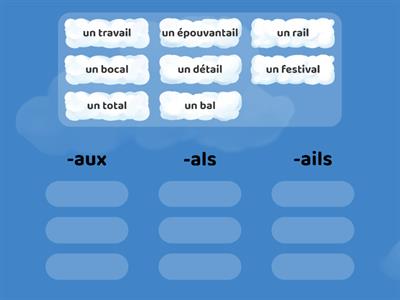 09 A1- Le pluriel des noms en -ail ou -al