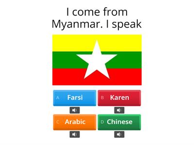 Which language do you speak? 11 countries