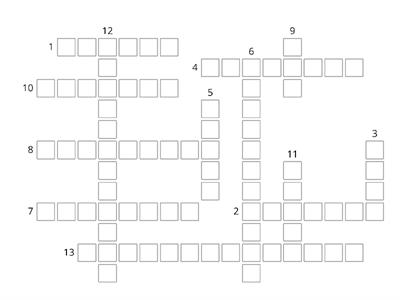 Edgar Allan Poe Crossword