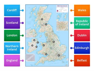 British Isles Map Match