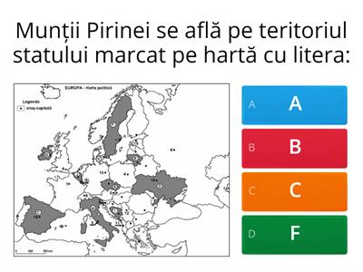 XII-TEST RELIEFUL EUROPEI ȘI AL ROMÂNIEI