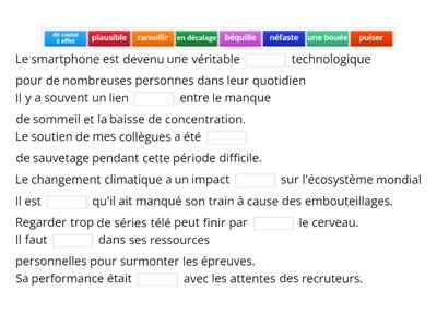 Vocabulaire 16/09