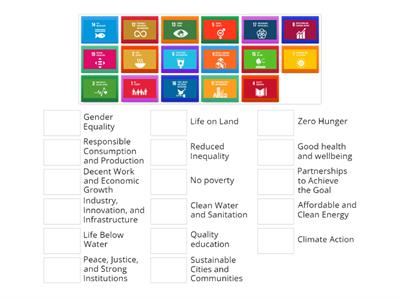 SDGs match up