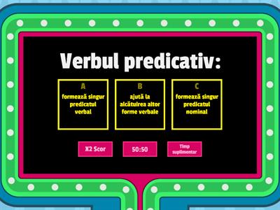 Verbe predicative. Verbe copulative. Verbe auxiliare