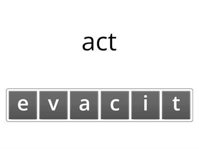 Building of adjectives (Focus 2)