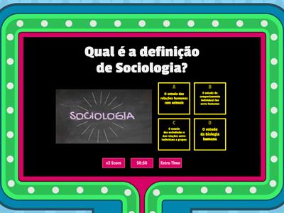 Quiz sobre sociologia!