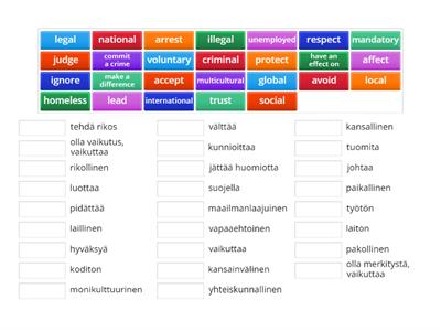 Scene 3 Set 2 Society (verbs and adjectives)