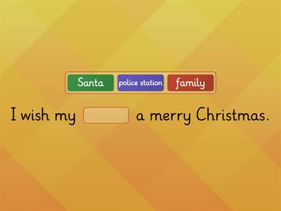 Christmas wishes sentences