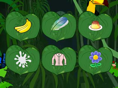 ¿Qué objetos están perdidos en la jungla?