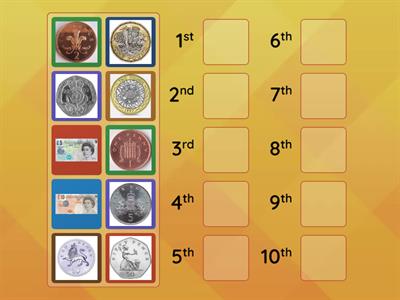 Sequencing coin values