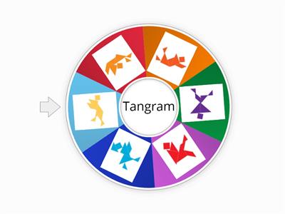 Složi tangram prema predlošku.