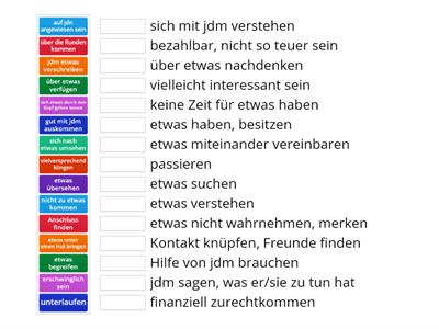 Training B2 - Synonyme (Klett Hören1)