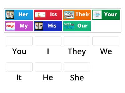 Possessive adjectives