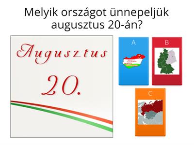 Az augusztus 20-i ünnep