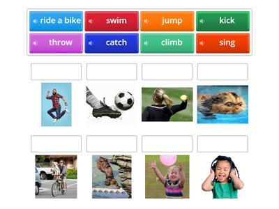 Speaking cards SHORT sound 5.2  verbs can action AS1