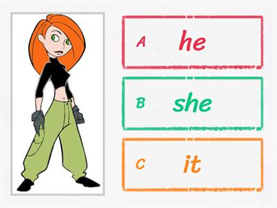 Pronouns (He/She/It) 