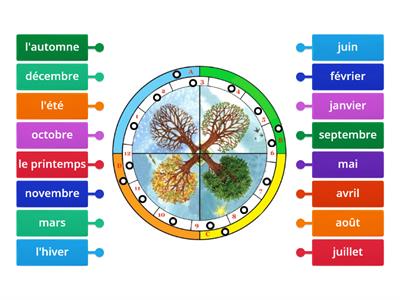 Les saisons et les mois de l'année (A1)