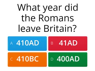 Anglo Saxons Intrduction quiz