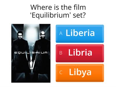 Equilibrium film quiz 
