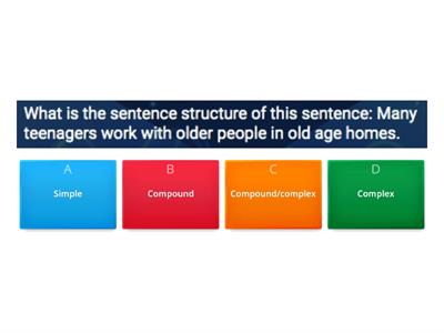 Sentence structure