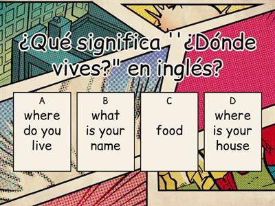 spanish quiz 