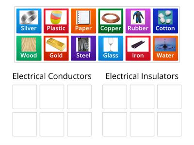 Sorting Electrical Conductors and Insulators