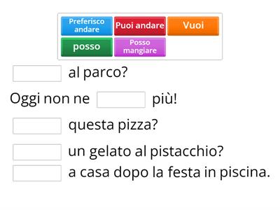 VERBI SERVILI E AUTONOMI 