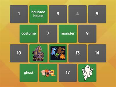 Halloween vocabulary