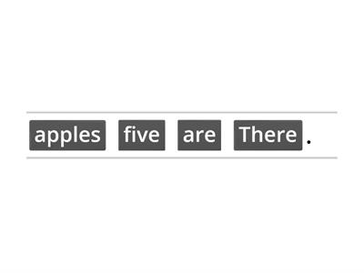 There is/There are (fruit)