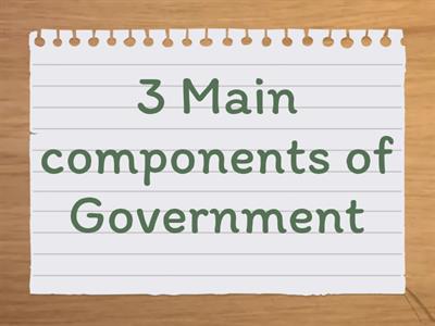 1.1 - The State and Purpose of Government