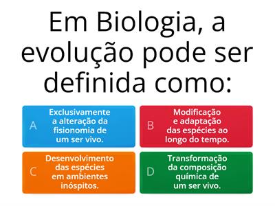 Evidências da Evolução Biológica