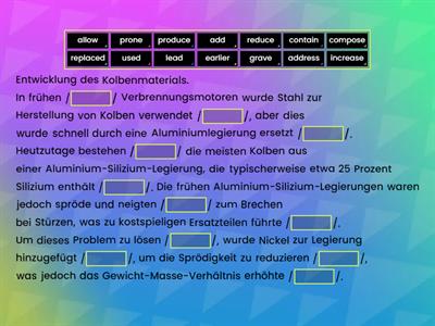 Final test - verbs