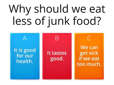 Junk Food and Food Adulteration Quiz - Science