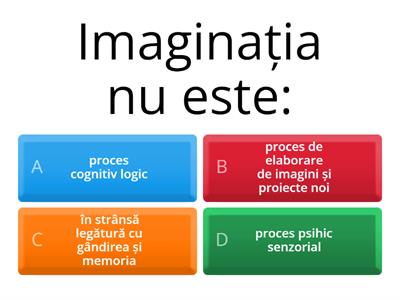 Imaginația- evaluare