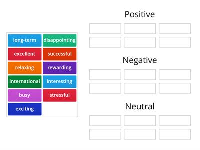 Adjectives to describe jobs