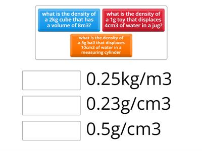Calculating density