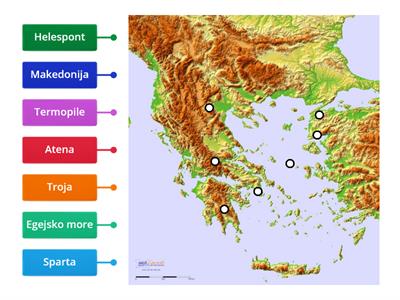 Slijepa karta-Stara Grčka