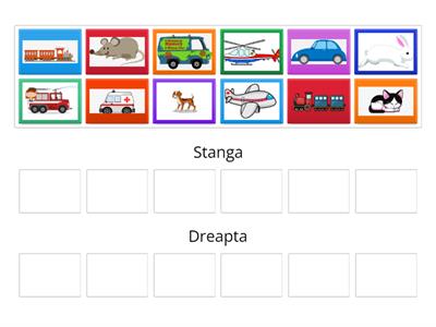 În ce direcție merge? (stânga-dreapta)