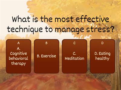 Stress Awareness Quiz