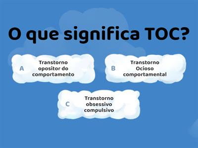 PSICOEDUCAÇÃO TOC