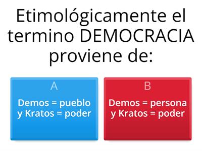 Ciudadanía - Preguntas simples #1