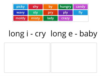  2 vowel sounds of y (Cry Baby)