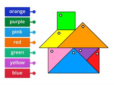 Tangram and Colours - Super Minds Year 1 Unit 1: Let's play