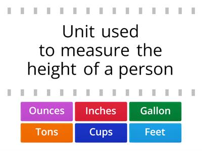 Customary Measurements