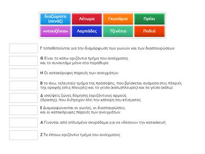 Θέμα #21758 - 4.1 α) Να κάνετε την αντιστοίχιση. (μονάδες 8)