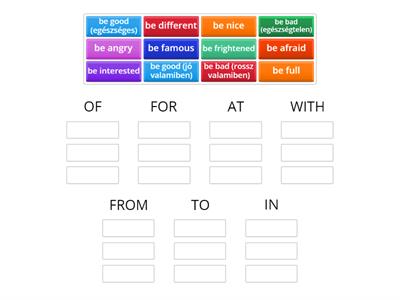 File 6C - adjectives + prepositions
