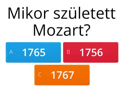 Wolfgang Amadeus Mozart 4.osztály