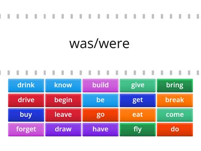 Irregular verbs 20