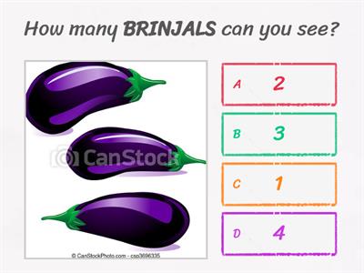 Counting Activity : Numbers 1 to 10