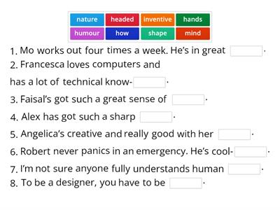 Speakout Upper Int Vocab Extra 4.3 Abilities